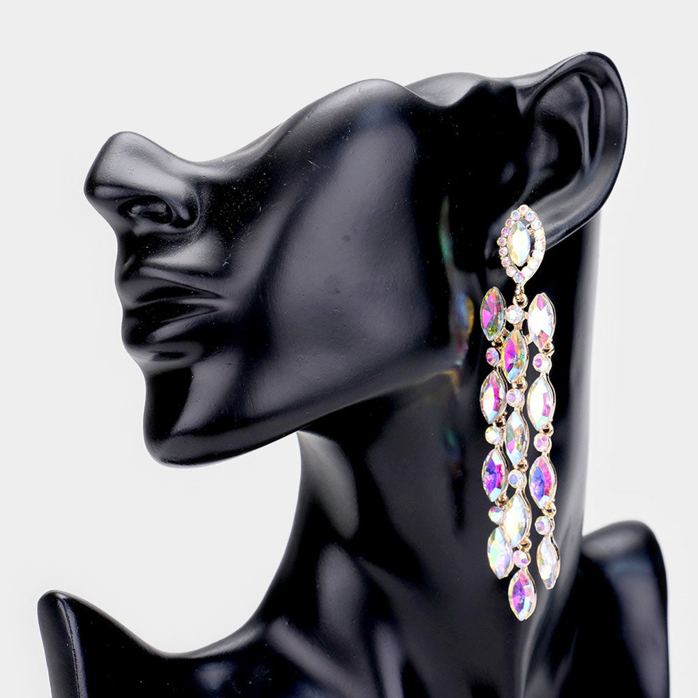 Marquise Crystal Earrings